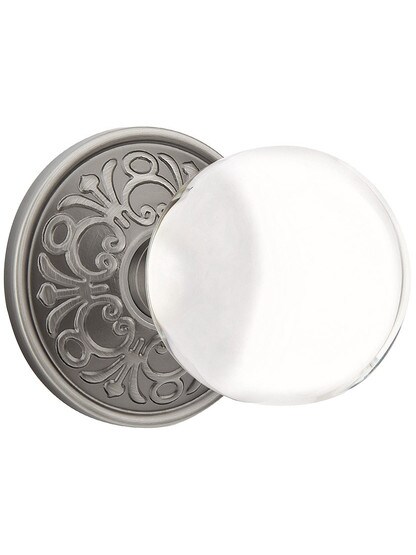Lancaster Door Set with Bristol Knobs in Antique Pewter.